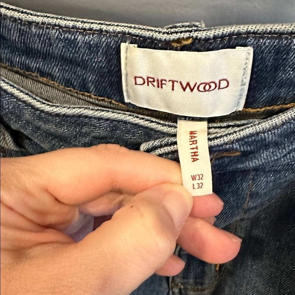 Driftwood size 32 wide leg martha denim boho bohemian baggy - Picture 4 of 4